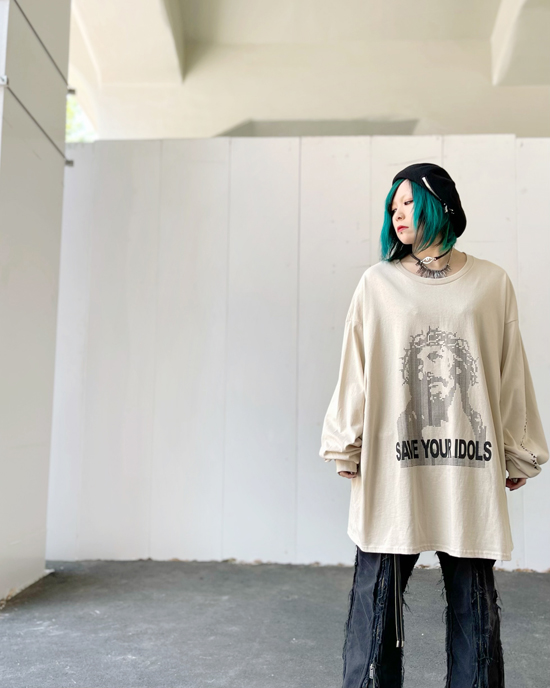 PAST&DRIFTERS SAVE YOUR IDOL L/S 3XL BIG Tee