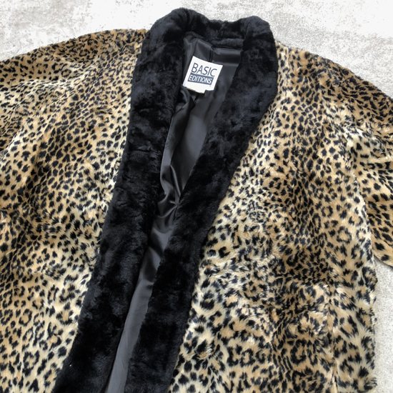 Used Leopard Fur Coat Upanishad, Faux Fur Coat Sportsgirl