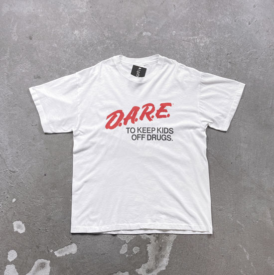 USED 古着 D.A.R.E.Tシャツ
